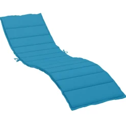 vidaXL Ligbedkussen 200x50x3cm oxford stof blauw