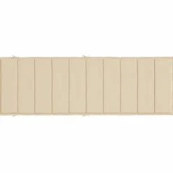 vidaXL Ligbedkussen 186x58x4 cm oxford stof beige