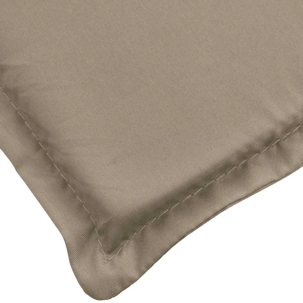 vidaXL Ligbedkussen 186x58x4 cm oxford stof taupe