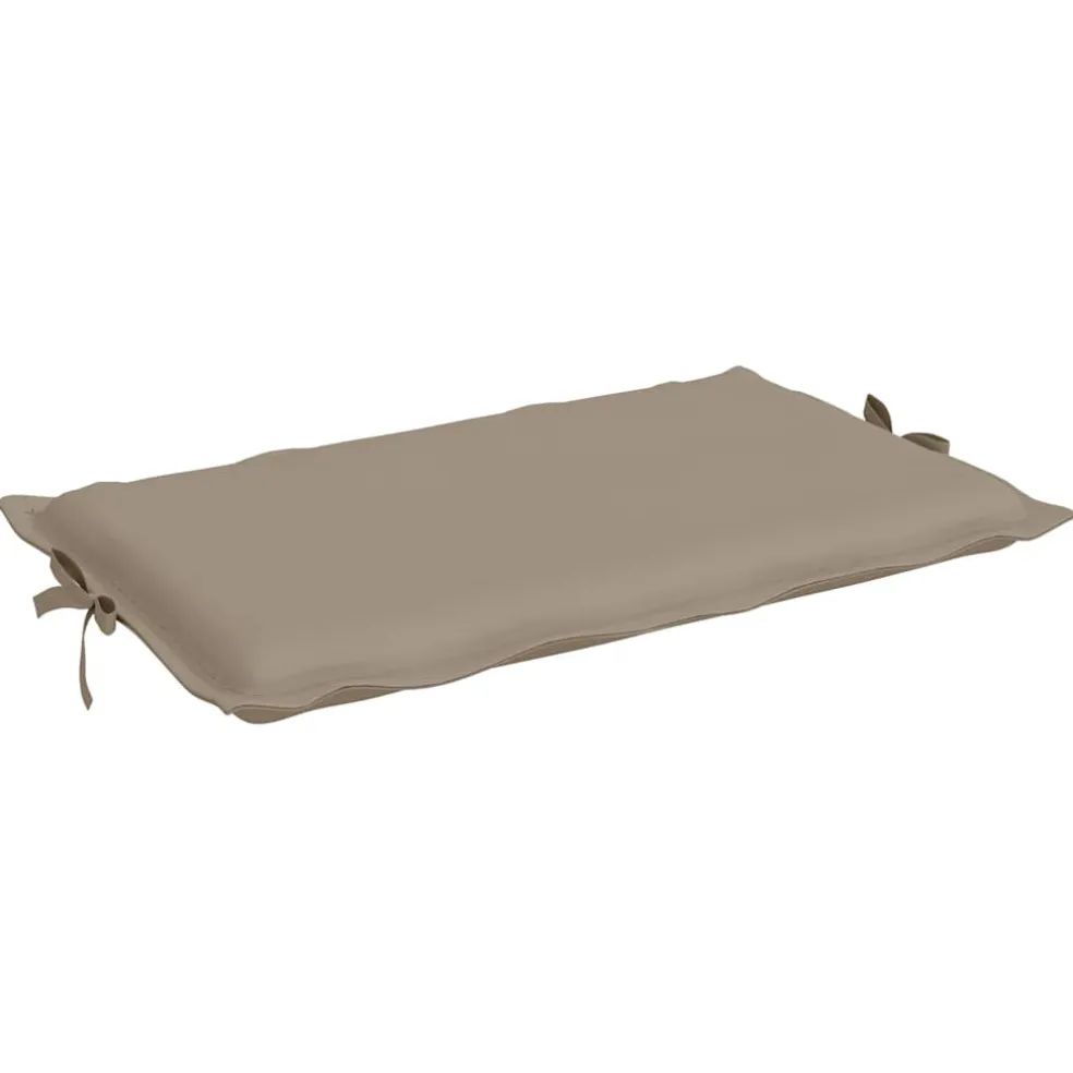 vidaXL Ligbedkussen 186x58x4 cm oxford stof taupe