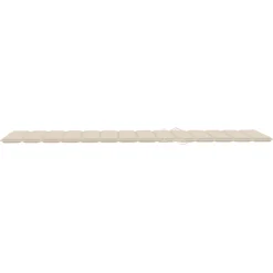vidaXL Ligbed 2-persoons met kussens bamboe