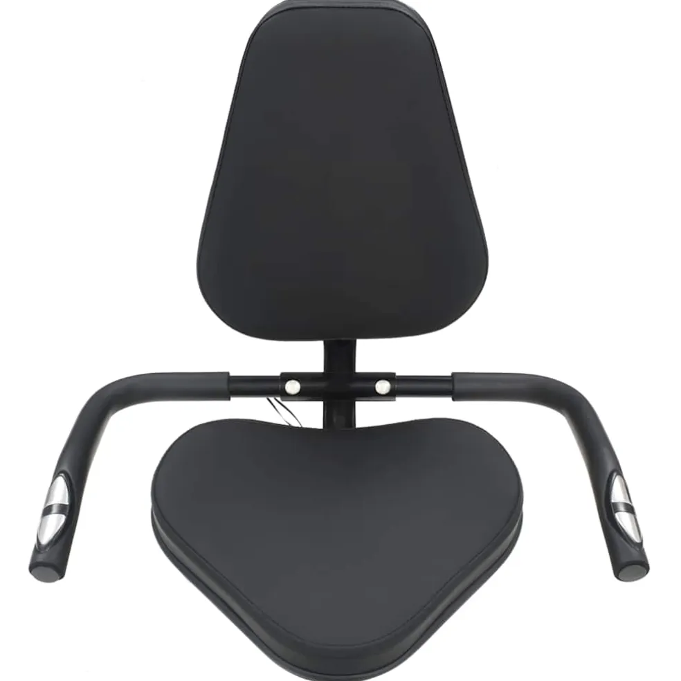 vidaXL Ligfiets hometrainer magnetisch met hartslagmeter