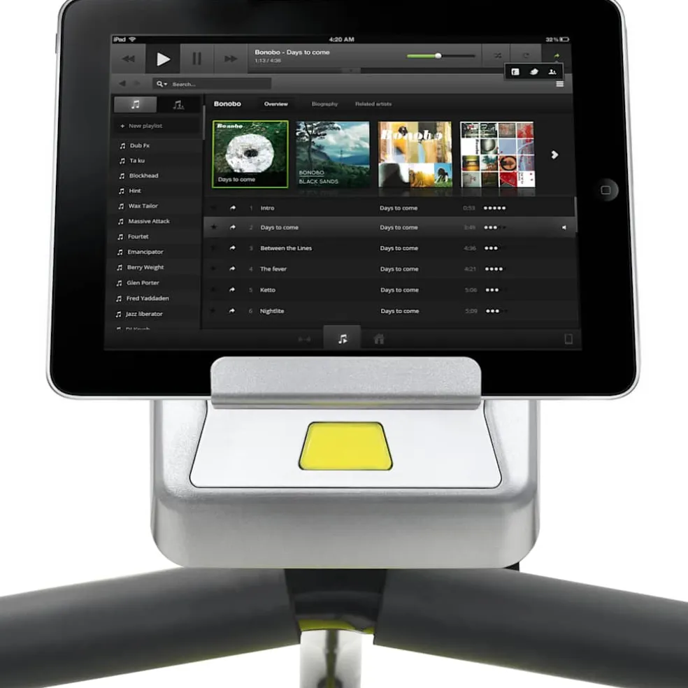 vidaXL Ligfiets hometrainer magnetisch met hartslagmeter