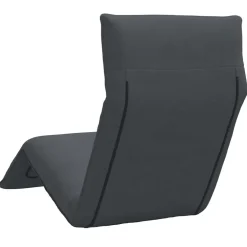 vidaXL Ligstoel inklapbaar 175x54x8,5 cm Oxford stof antracietkleurig