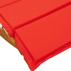 vidaXL Ligstoel 2 st Massief Acaciahout Bruin