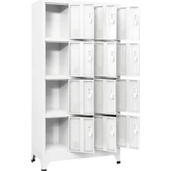 vidaXL Lockerkast met 12 compartimenten 90x45x180 cm