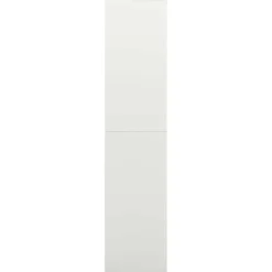 vidaXL Lockerkast 90x40x180 cm staal wit