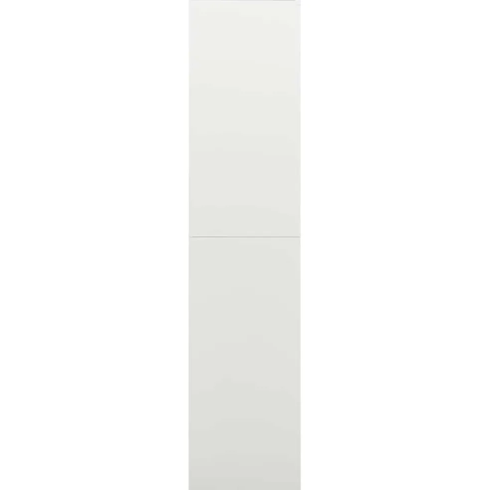 vidaXL Lockerkast 90x40x180 cm staal wit