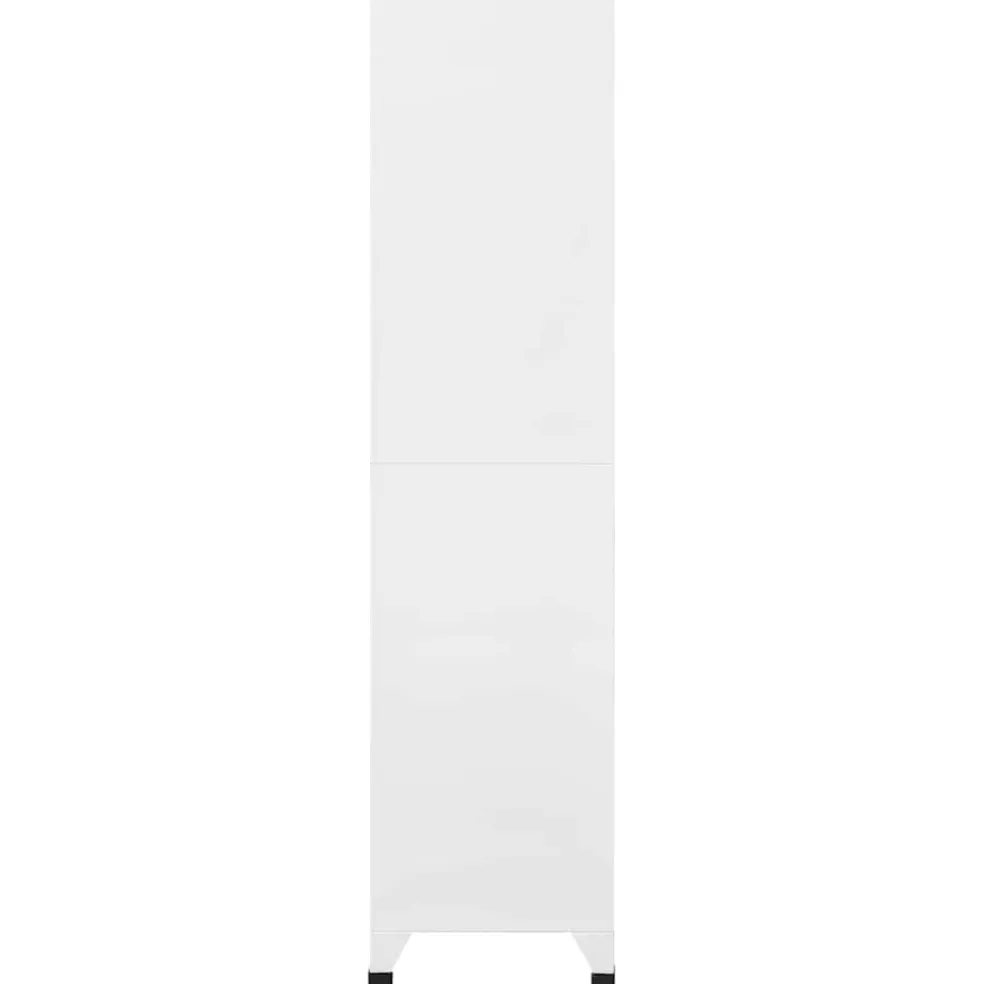 vidaXL Lockerkast 90x40x180 cm staal lichtgrijs