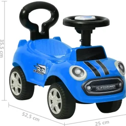 vidaXL Loopauto blauw