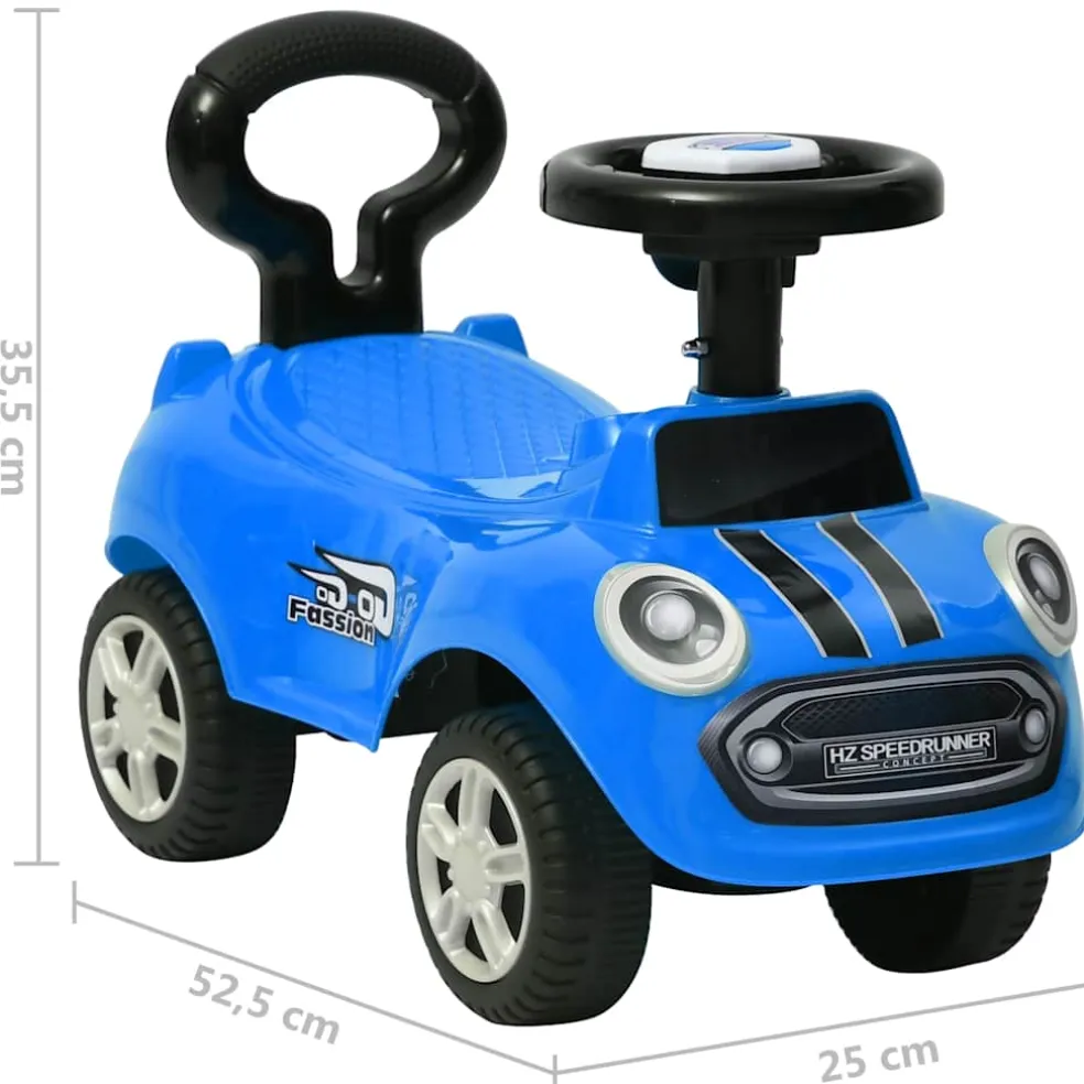 vidaXL Loopauto blauw