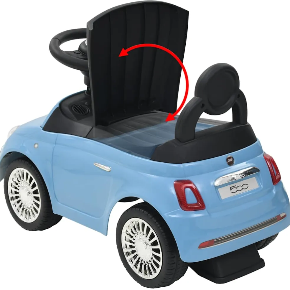 vidaXL Loopauto Fiat 500 blauw