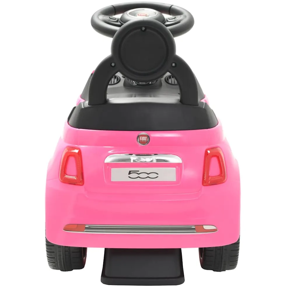 vidaXL Loopauto Fiat 500 roze