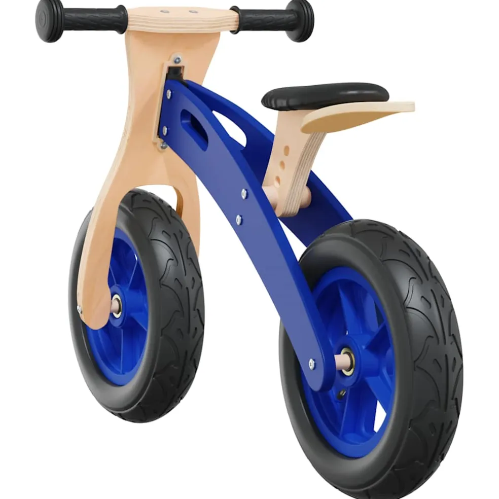 vidaXL Loopfiets voor kinderen met luchtbanden blauw