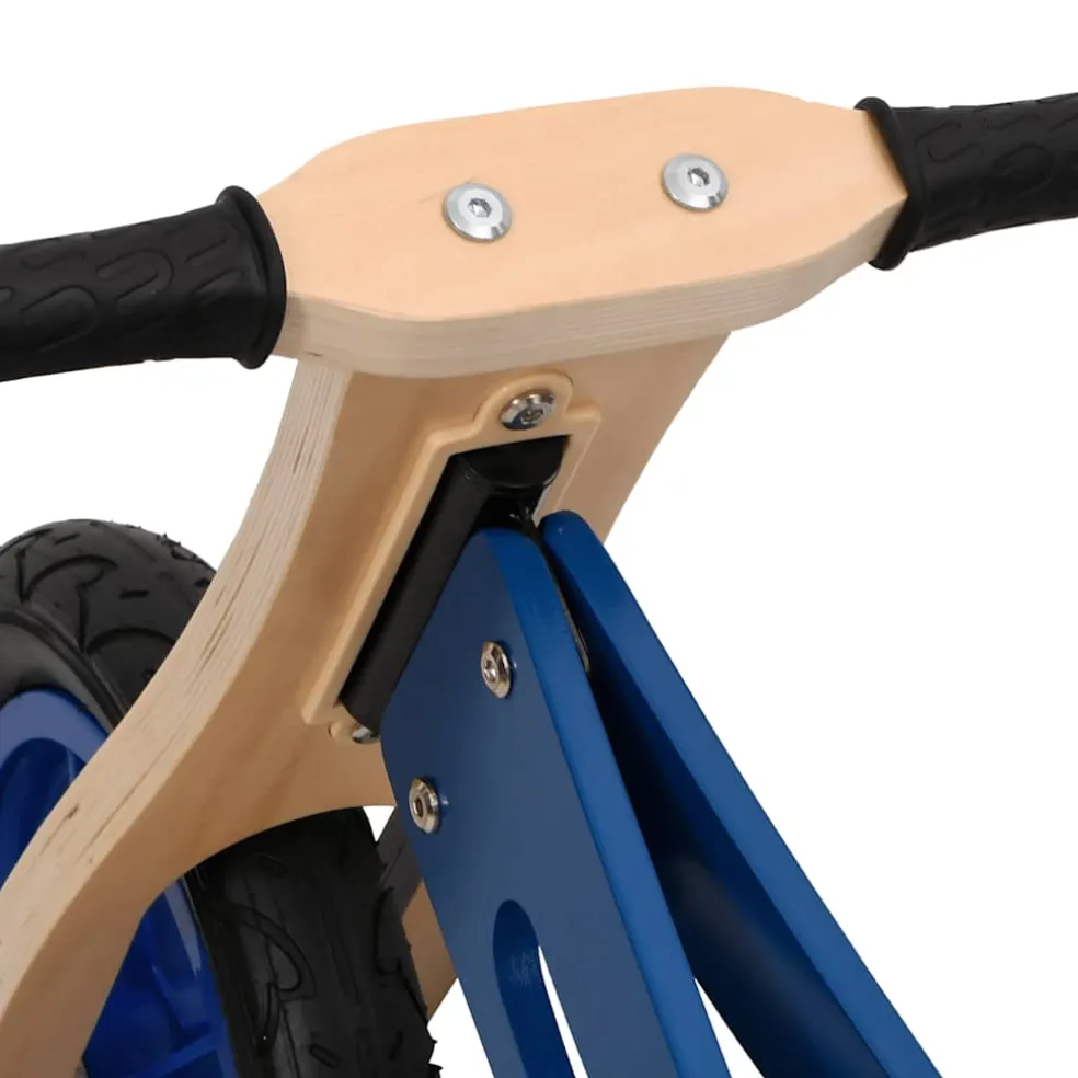 vidaXL Loopfiets voor kinderen met luchtbanden blauw