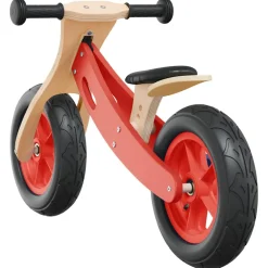 vidaXL Loopfiets voor kinderen met luchtbanden rood