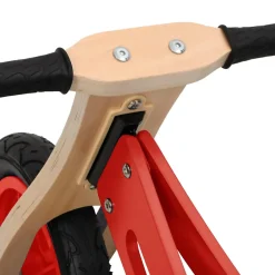 vidaXL Loopfiets voor kinderen met luchtbanden rood