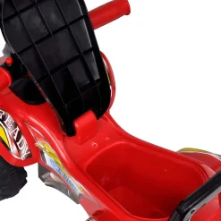 vidaXL Loopquad met licht en geluid rood