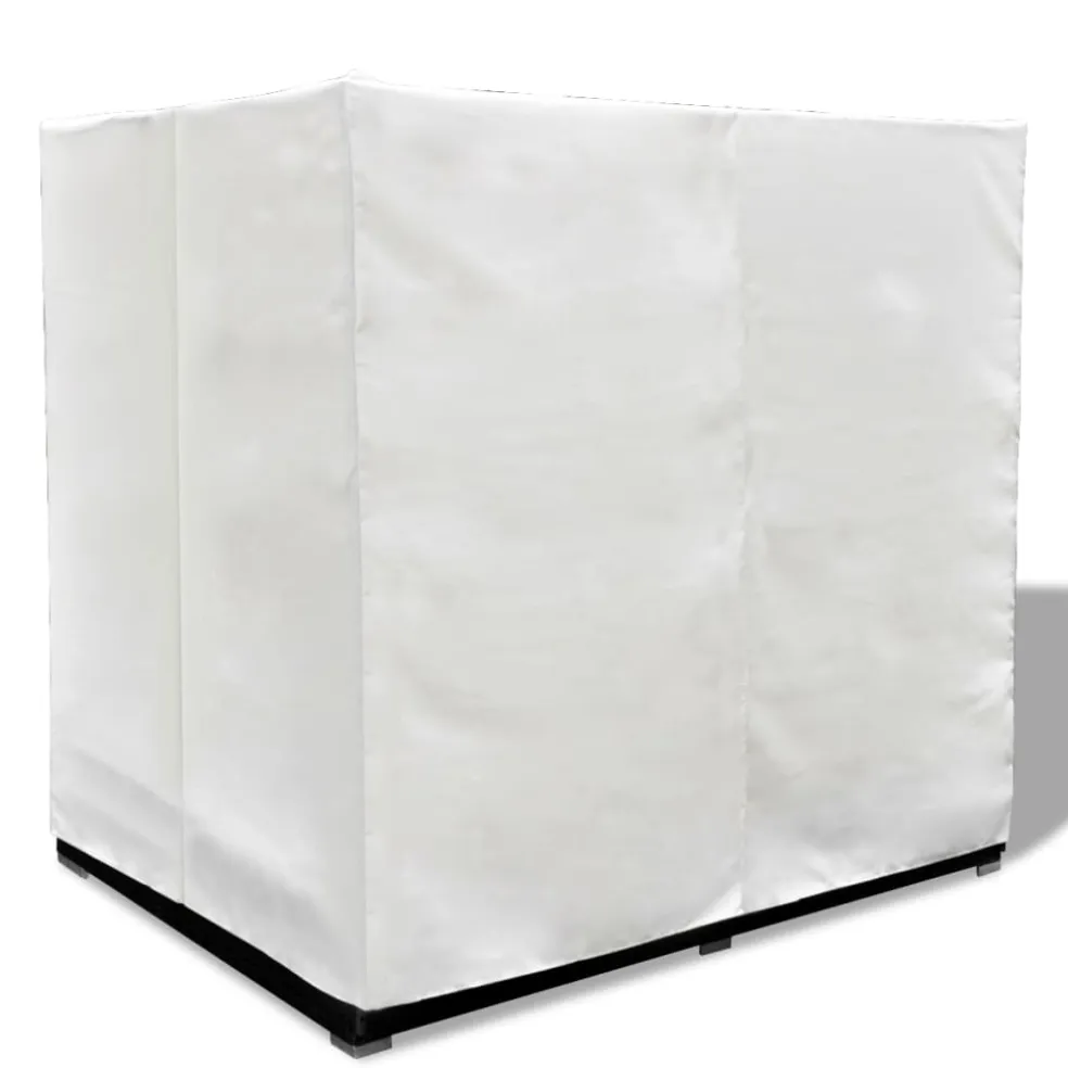 vidaXL Loungebed met gordijnen poly rattan zwart