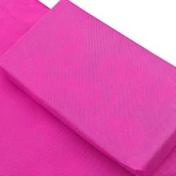 vidaXL Loungebed stof roze