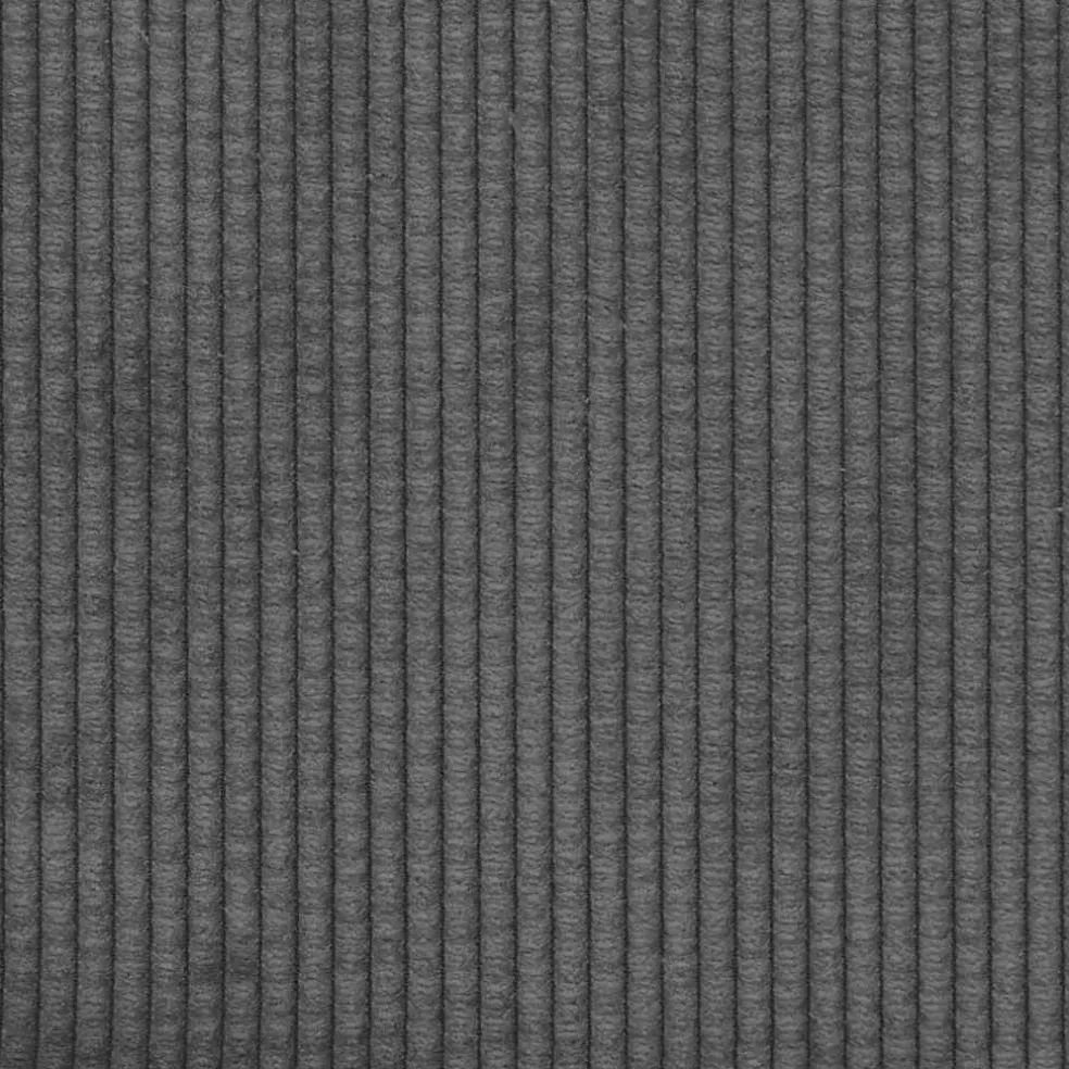 vidaXL Loveseat bank 109 cm corduroy stof donkergrijs