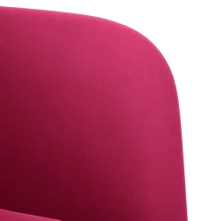 vidaXL Loveseat bank 109 cm fluweel wijnrood