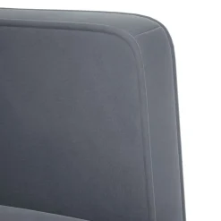 vidaXL Loveseat bank donkergrijs 111 cm fluweel