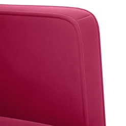 vidaXL Loveseat bank wijnrood 111 cm fluweel