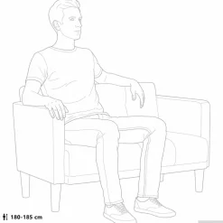 vidaXL Loveseat bank wijnrood 111 cm fluweel