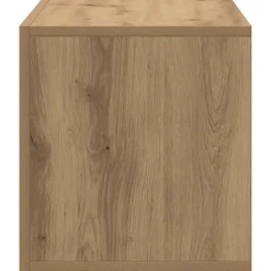 vidaXL LP Opbergbox 69,5x34x36 cm bewerkt hout artisanaal eikenkleurig