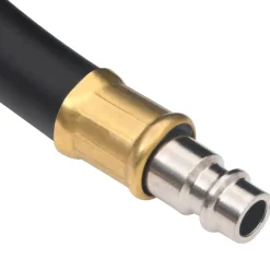 vidaXL Luchtslang hybride 0,6'' 2 m rubber en pvc zwart