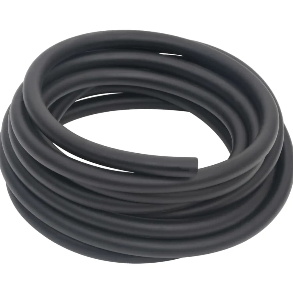 vidaXL Luchtslang hybride 0,6'' 2 m rubber en pvc zwart