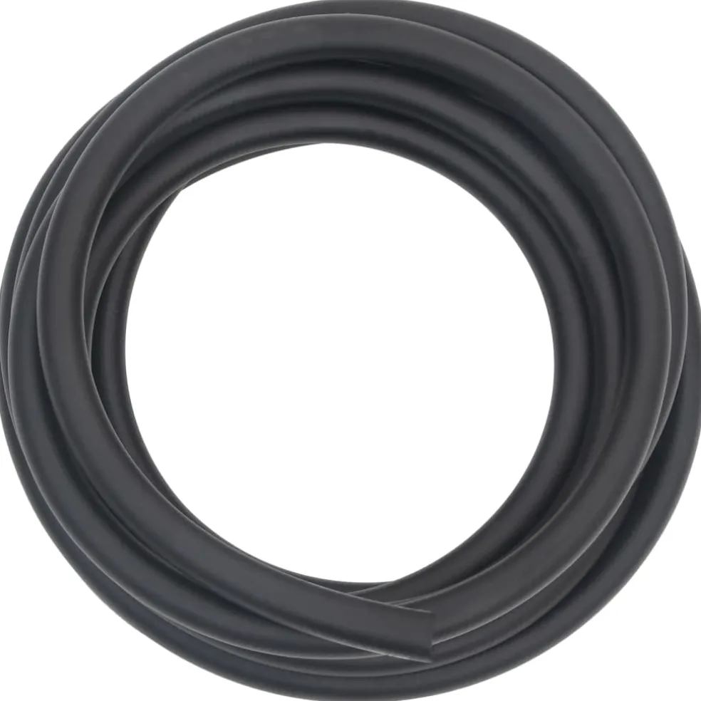 vidaXL Luchtslang hybride 0,6'' 2 m rubber en pvc zwart