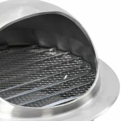 vidaXL Luchtventilatie roosters 2 st zilver 200 mm Roestvrij staal