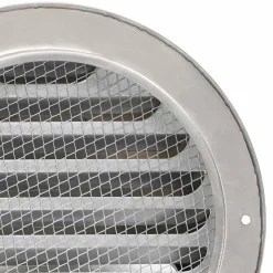 vidaXL Luchtventilatie roosters 2 st zilver 200 mm Roestvrij staal