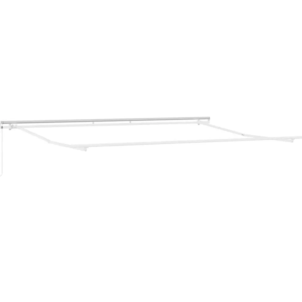 vidaXL Luifel automatisch uittrekbaar 400x300 cm bordeauxrood