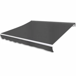 vidaXL Luifel gemotoriseerd uitschuifbaar 400 cm antraciet