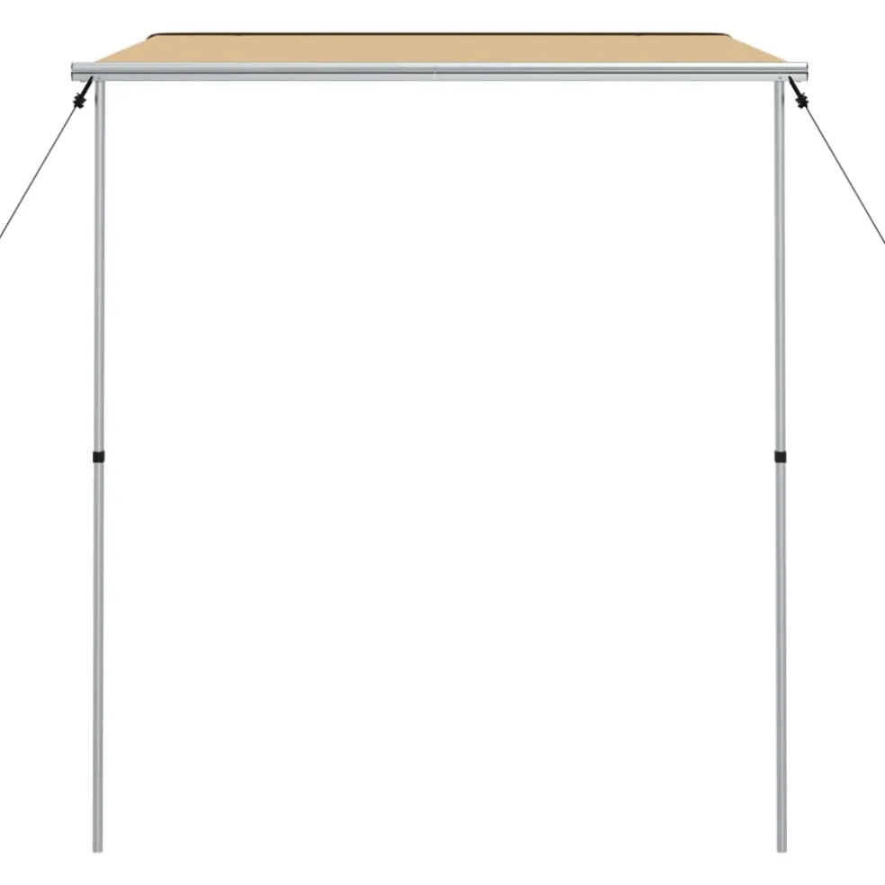 vidaXL Luifel voor camper en caravan 2,4x2,5x2,15 m beige