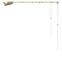 vidaXL Luifel voor camper en caravan 2,4x2,5x2,15 m beige