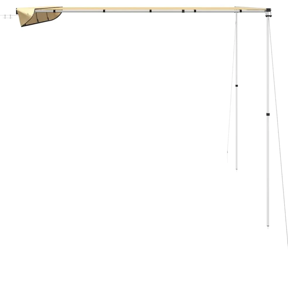 vidaXL Luifel voor camper en caravan 2,4x2,5x2,15 m beige