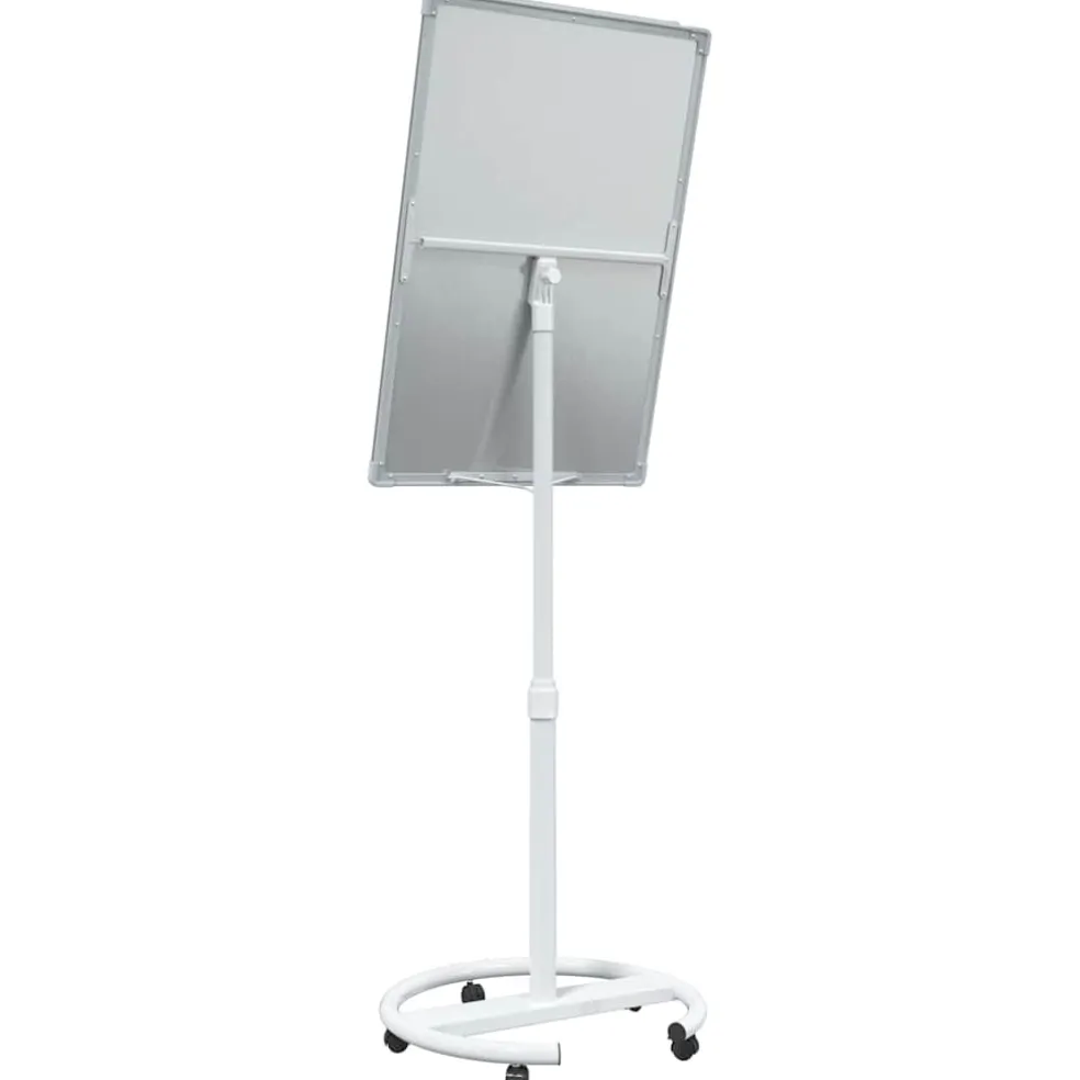 vidaXL Magnetisch whiteboard Grijs en Wit 62 x 62,5 x 197 cm EPS