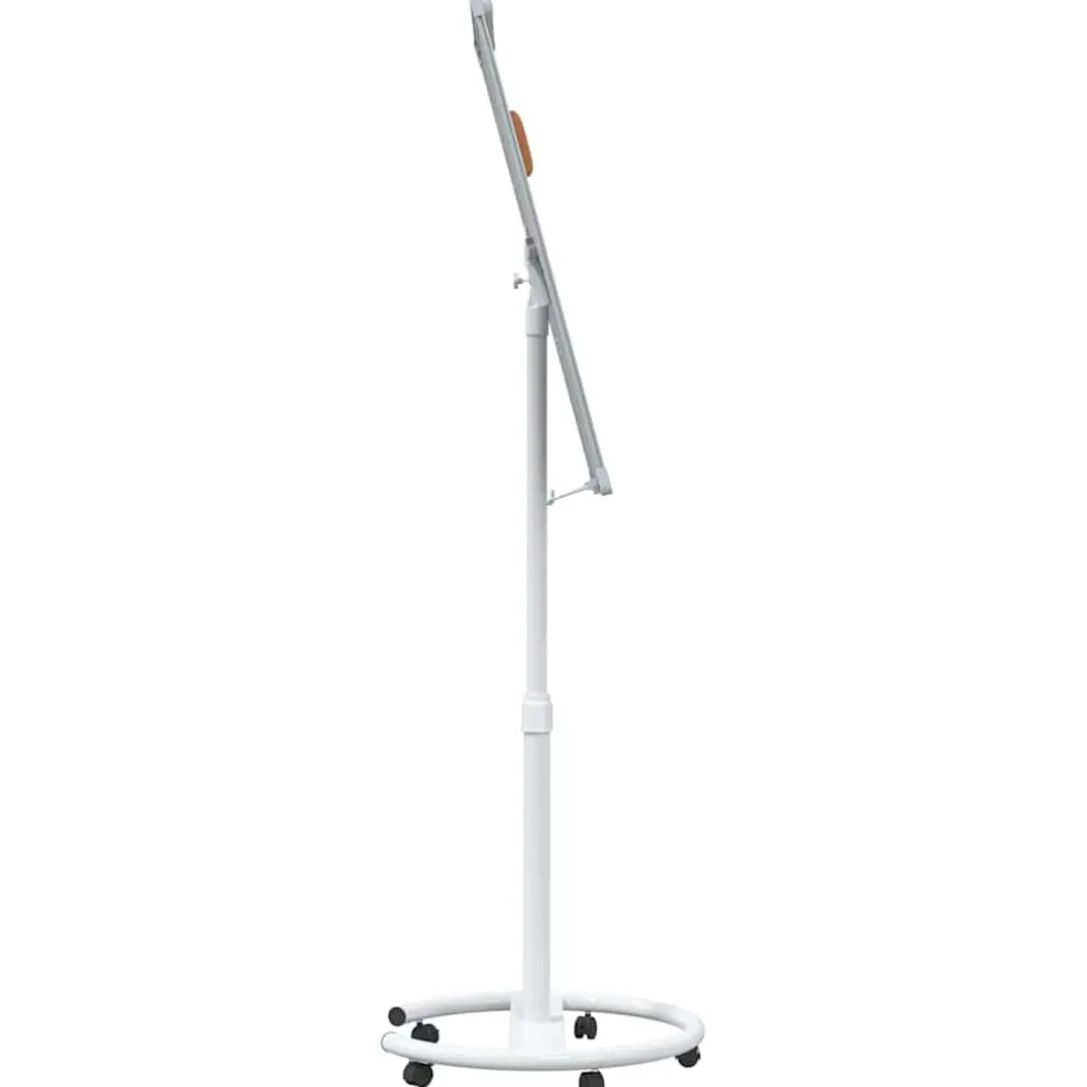vidaXL Magnetisch whiteboard Grijs en Wit 62 x 62,5 x 197 cm EPS