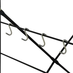 vidaXL Magnetronkast 60x39,6x123 cm bewerkt hout zwart