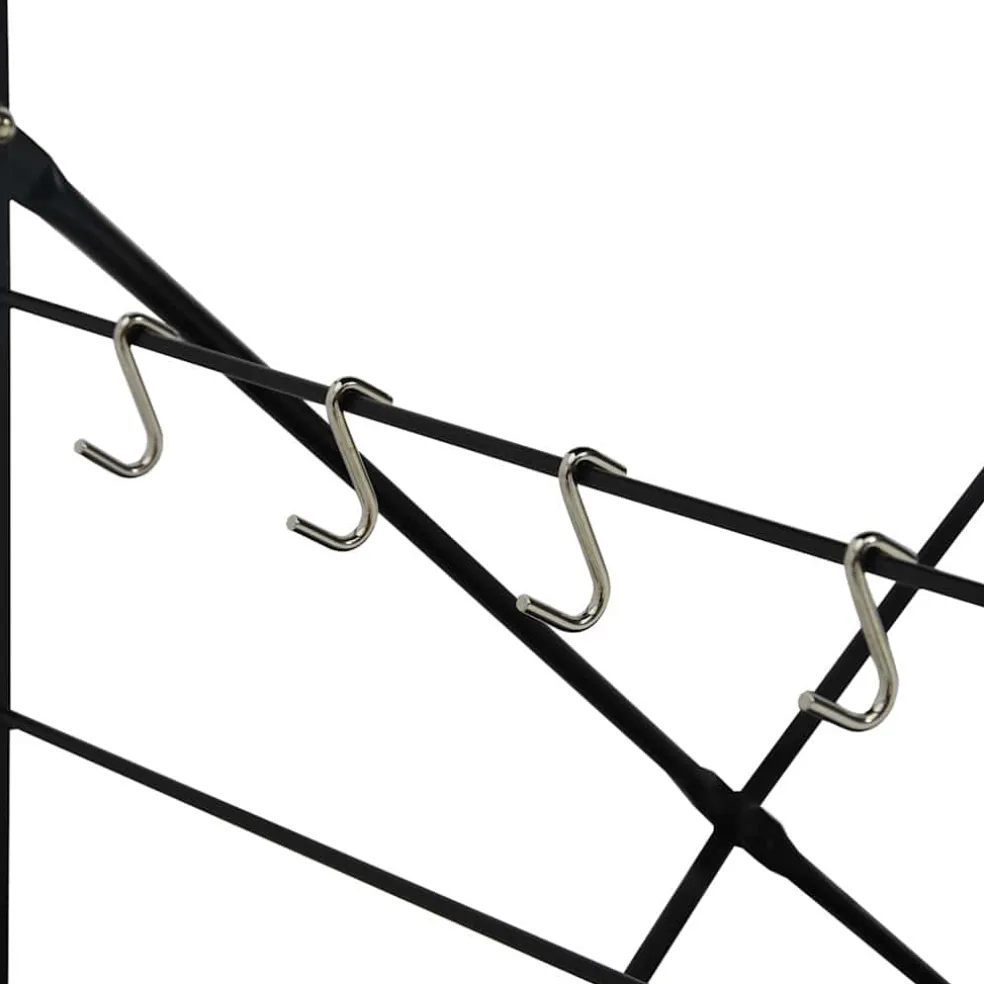 vidaXL Magnetronkast 60x39,6x79,5 cm bewerkt hout zwart