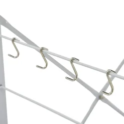 vidaXL Magnetronkast 60x39,6x123 cm bewerkt hout wit