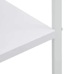 vidaXL Magnetronkast 60x39,6x123 cm bewerkt hout wit