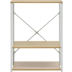 vidaXL Magnetronkast 60x39,6x79,5 cm bewerkt hout wit en eikenkleurig