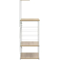 vidaXL Magnetronkast 60x39,6x123 cm bewerkt hout wit en eikenkleurig