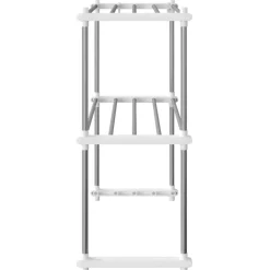 vidaXL Magnetronrek 51x27x63 cm aluminium wit