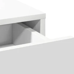 vidaXL Make-up tafel set met LED 2 st Wit Bewerkt hout